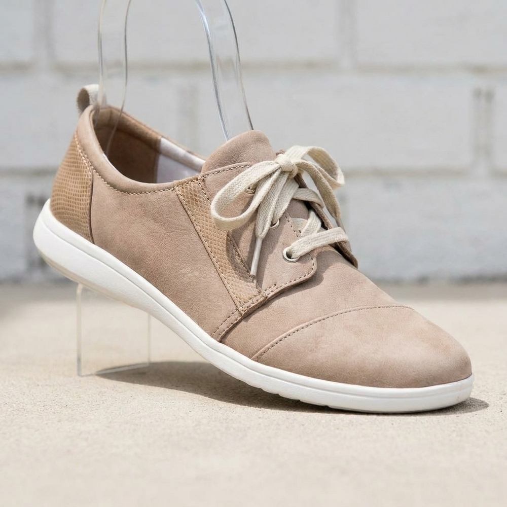 NEW SAS women's marnie lace-up shoes in taupe
